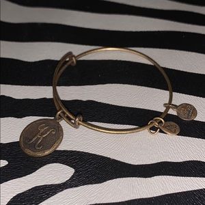 K initial Alex & Ani Bracelet